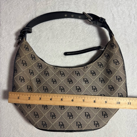 Y2K Dooney & Bourke Mini Shoulder Bag in Monogram Pattern - Picture 6 of 10